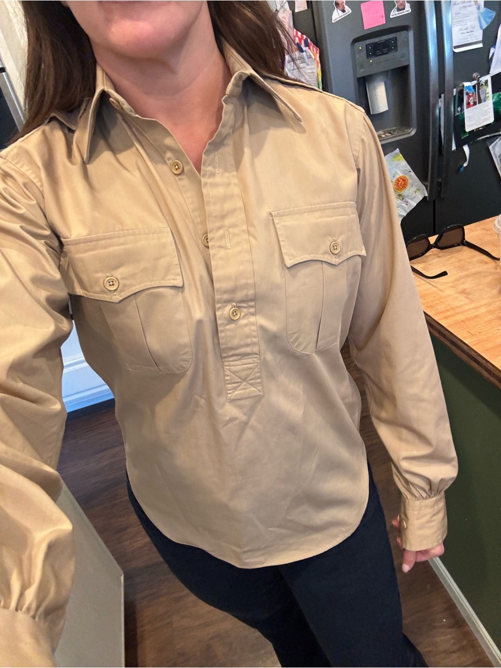Vintage Ralph Lauren Blue Label Safari Blouse - Picture 5 of 5